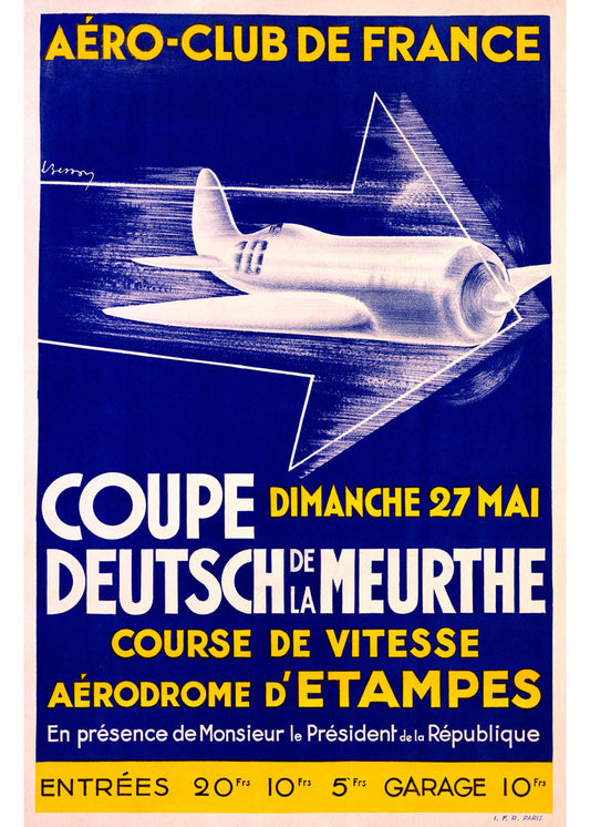 Aero Club France Air Race Poster 0000-4034