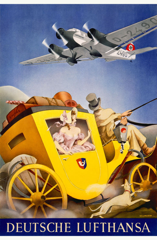 Deutsche Lufthansa Airline Poster 0000-4043