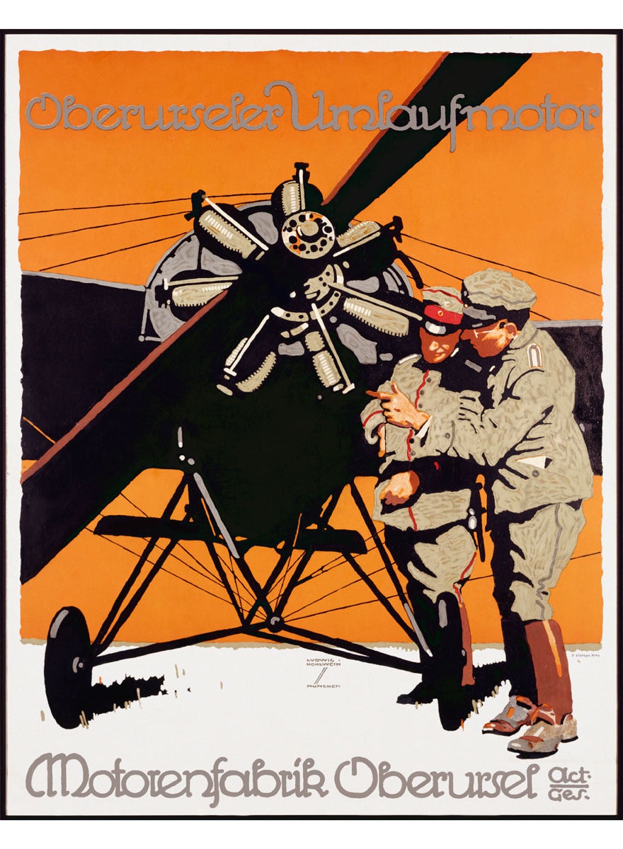 WWI German Aviation Motorenfabrik Oberursel 0000-4083
