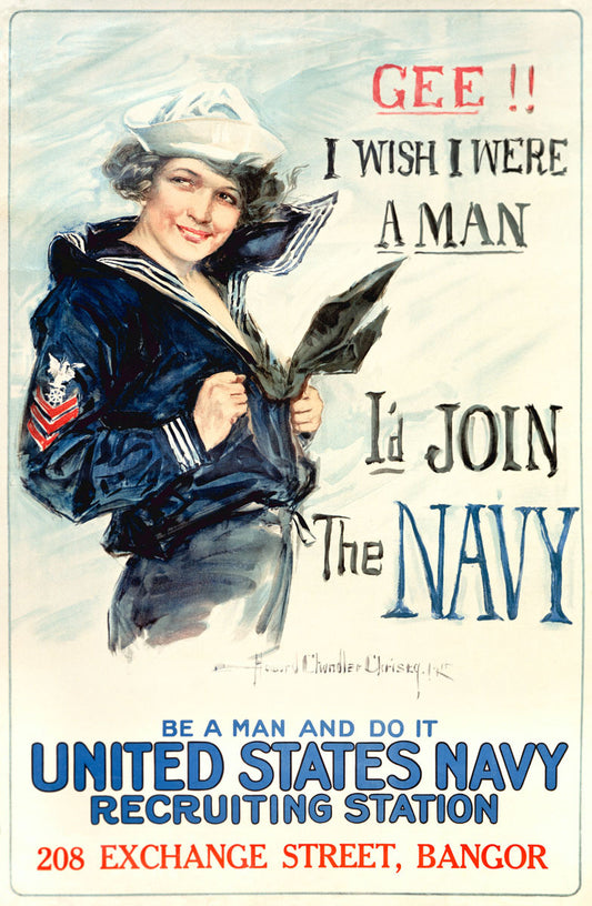 WWII US Navy I Wish I Were a Man 0000-4094