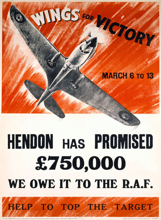 WWII 'Wings for Victory' Production Poster 0000-4105