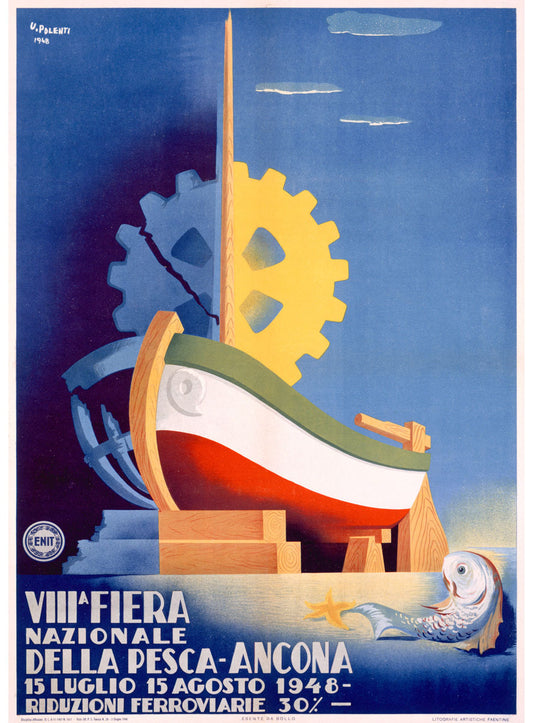 Fiera della Pesca Shipping Port Poster 0000-4253