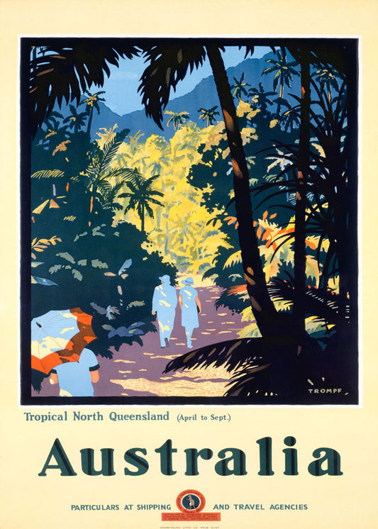 Australia Queensland Rain Forest Poster 0000-4280