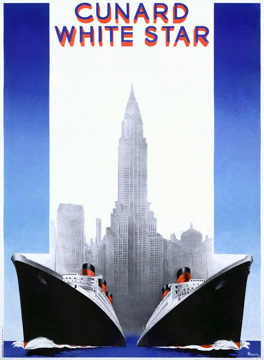 Cunard Queen Mary Oceanline Poster 0000-4299