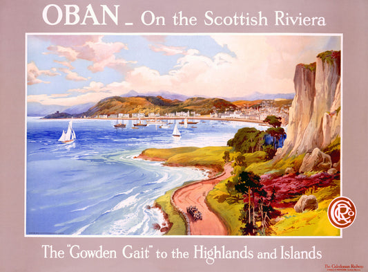 Caledonian Railway travel to Oban Scotland 0000-4355