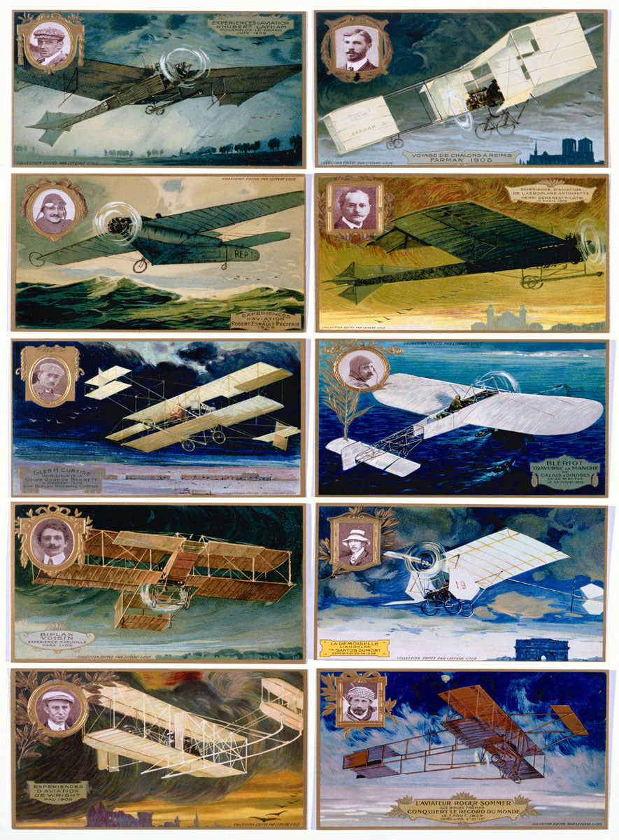 Biplane Pioneer Pilots of Aviation 0000-4372