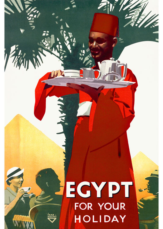Egypt Holiday Coffee Travel Poster 0000-4376