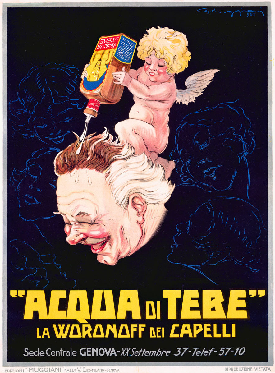 Italian Hair Coloring Tonic Poster 0000-4381