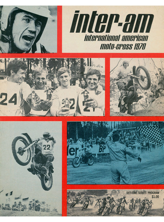 1970 Inter Am Motocross Poster 0000-4690