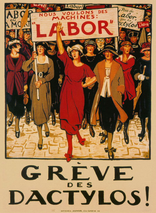 Womens Labor Force Greve des Dactylos Poster 0000-4757