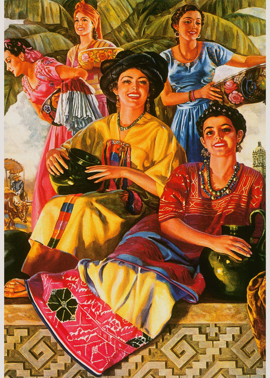 Tropical Mexico Senorita Poster 0000-4932