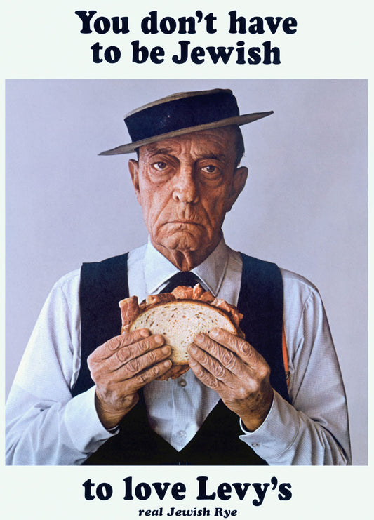 Buster Keaton Levy Jewish Rye Poster 0000-5681