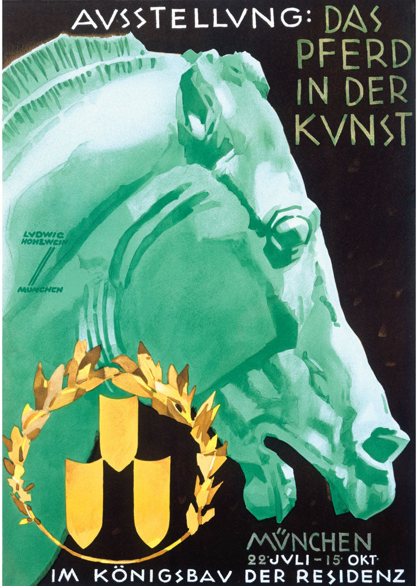 German Art Museum Horse Poster 0000-6080