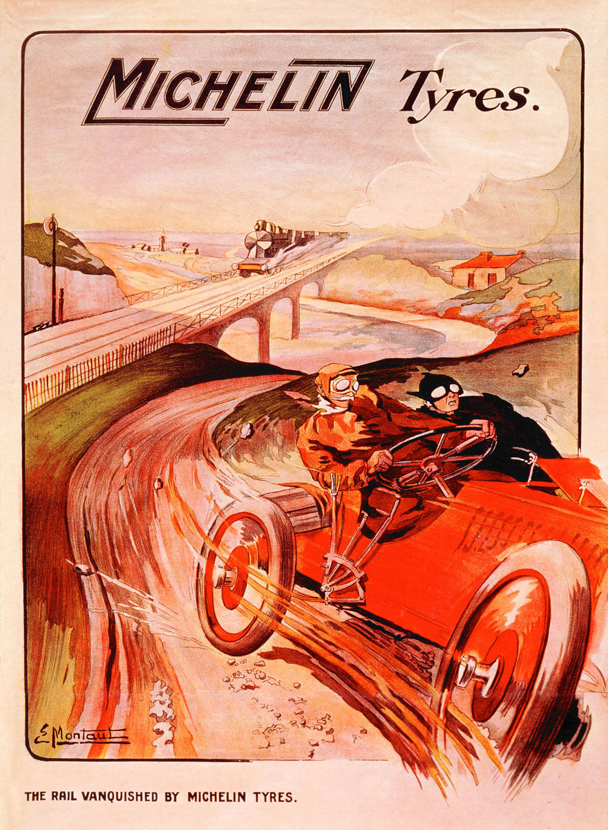 Michelin Tire Vanquished Rail Poster 0000-6695