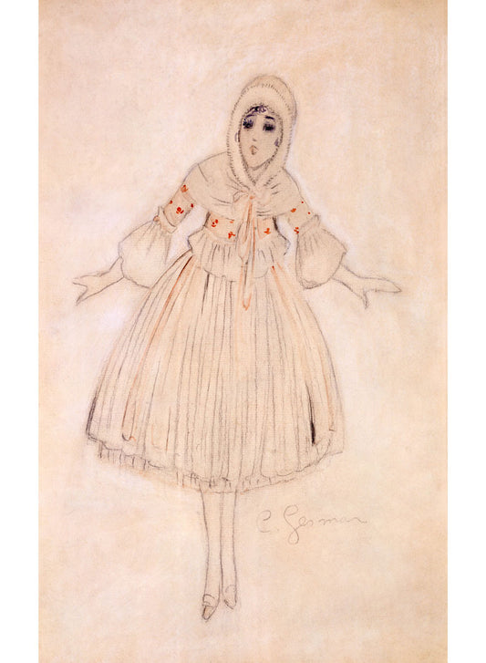 Winter Peasant Vintage Poster 0002-2646