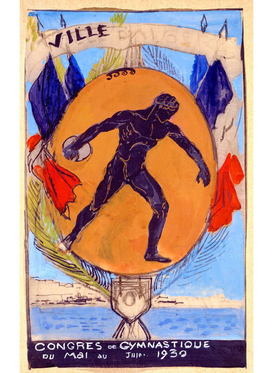 Vinlle d'Alger Gymnastic Poster 0002-2655