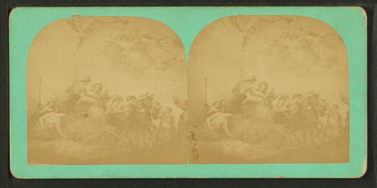 Brumidi's Alligorical Painting, In the Dome of the U.S. Capitol.