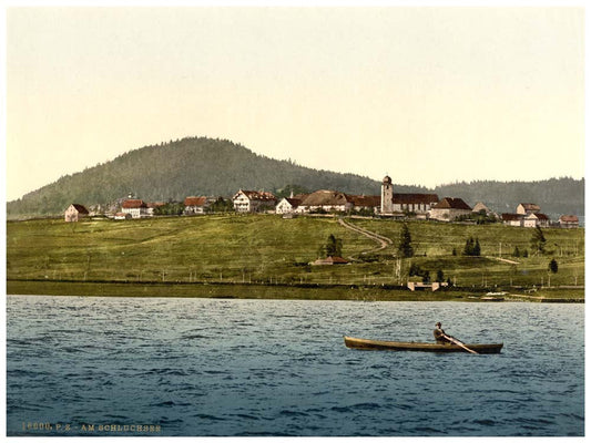 Schluchsee, general view of village, Black Forest, Baden, Germany 0400-3390