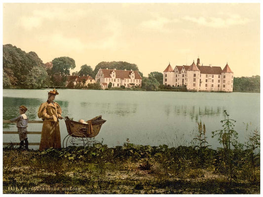 The castle, Glucksburg, Schleswig-Holstein, Germany 0400-3613