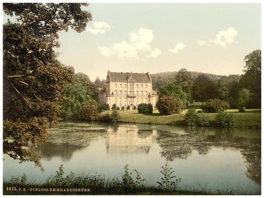 Reinhardsbrunn Castle, Friedrichrhoda, Thuringia, Germany 0400-3682