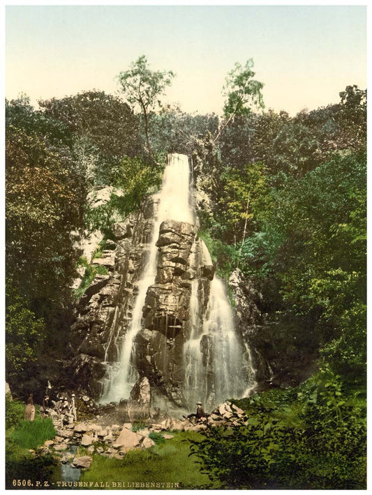 Trusenfall, near Liebenstein (i.e., Bad Liebenstein), Thuringia, Germany 0400-3706