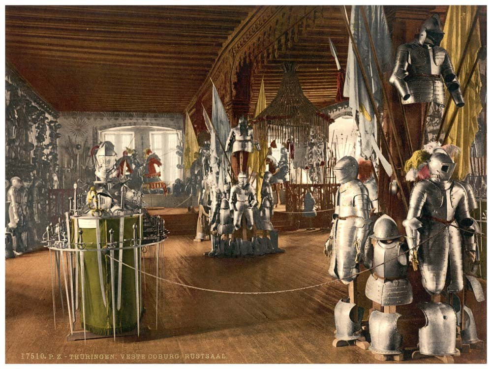 Veste Coburg Rostsaal (i.e., Rüstsaal), Thuringia, Germany 0400-3734
