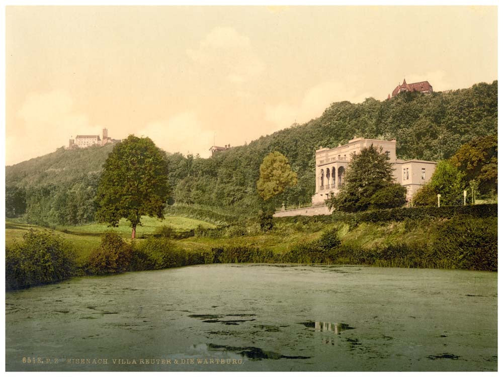 Wartburg and Villa Reuter, Thuringia, Germany 0400-3740