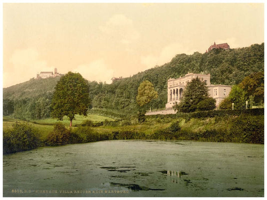 Wartburg and Villa Reuter, Thuringia, Germany 0400-3740