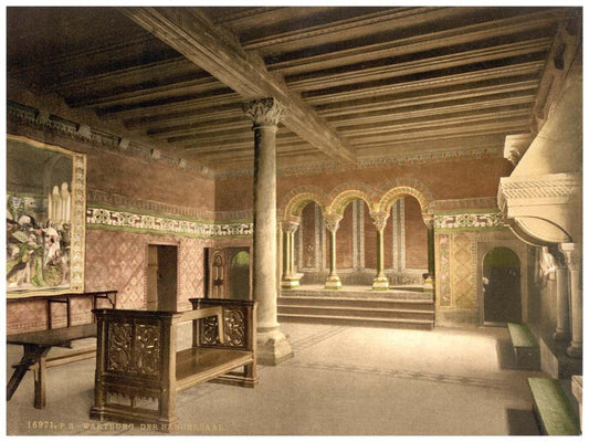 The Sangersaal, Wartburg, Thuringia, Germany 0400-3745