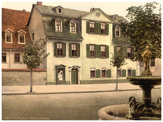 Schiller's House, Weimar, Thuringia, Germany 0400-3747