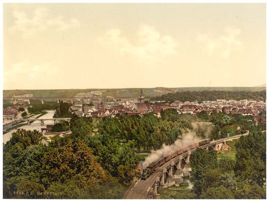 General view, Cannstatt (i.e., Bad Cannstatt), Wurtemburg, Germany 0400-3761