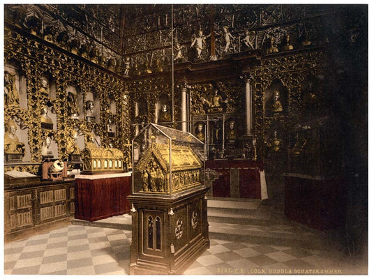 Treasury of St. Ursula, Cologne, the Rhine, Germany 0400-4011