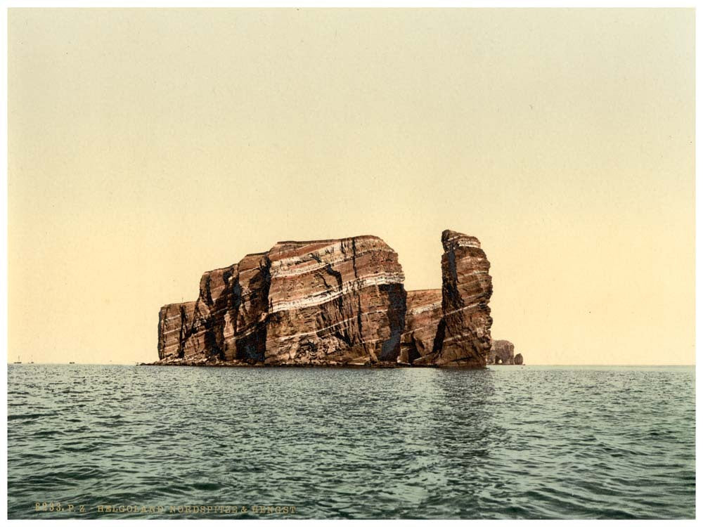 The Hengst and North Point, Helgoland, Germany 0400-4340