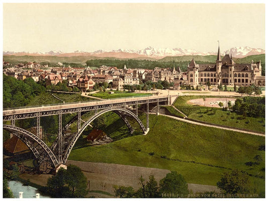 From Hotel Bellevue, Berne, Switzerland 0400-4622