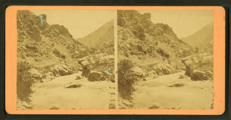 Devil's Gate - below the narrow gorge in Weber Canon and 1022 miles from Omaha.