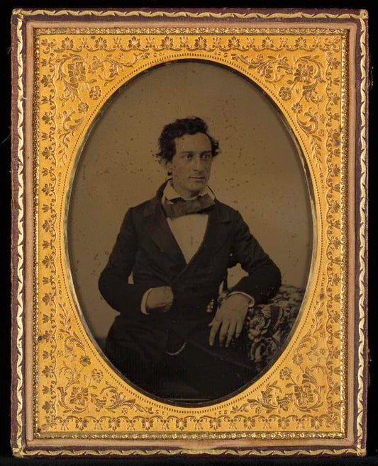 Framed photograph of Edwin Booth