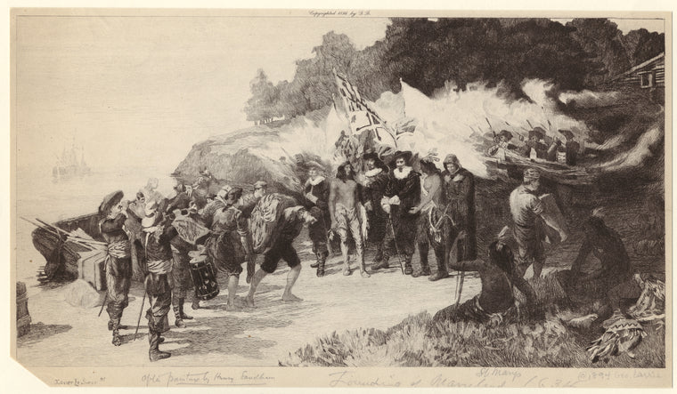 Founding of Maryland : Landing at St. Mary's, 1634