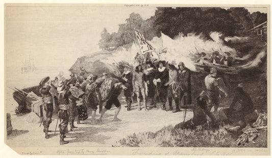 Founding of Maryland : Landing at St. Mary's, 1634