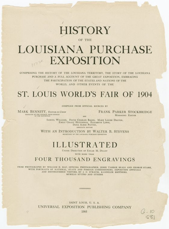 History of the Louisiana purchase exposition, ...