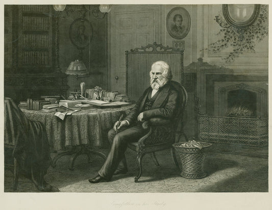 Henry Wadsworth Longfellow, 1807-1882. (in later years)