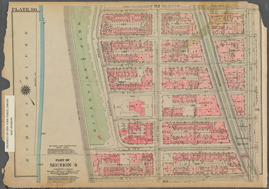 Bounded by W. 77th Street, Amsterdam Avenue, W. 71st Street and (Hudson River, Riverside Park) Riverside Drive