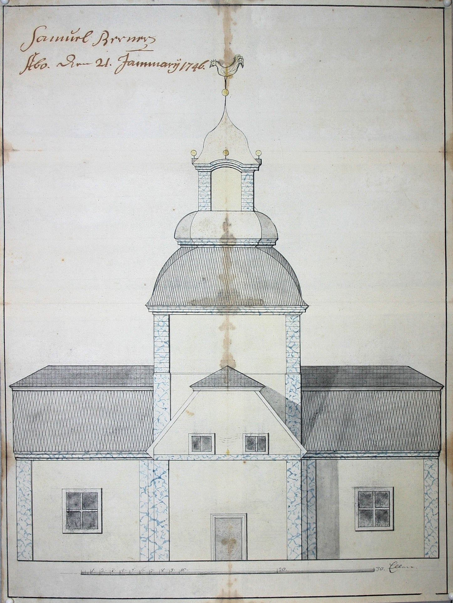 Ulrika Eleonora's Church and Belfry‎ (1746) 6900-0002