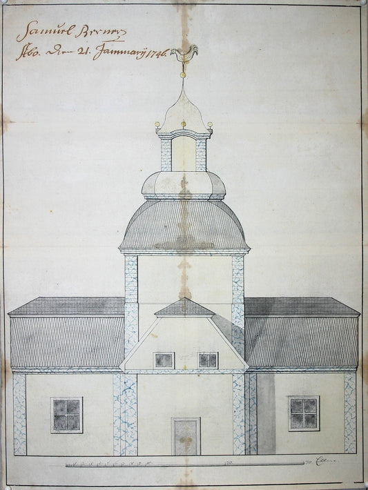 Ulrika Eleonora's Church and Belfry‎ (1746) 6900-0002