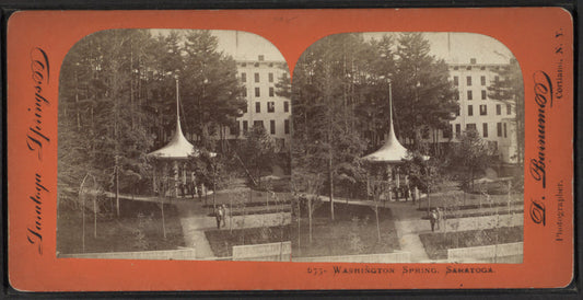 Washington Spring, Saratoga.