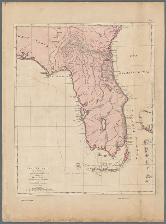 East Florida : from surveys made since the last peace, adapted to Dr. Stork's History of that country