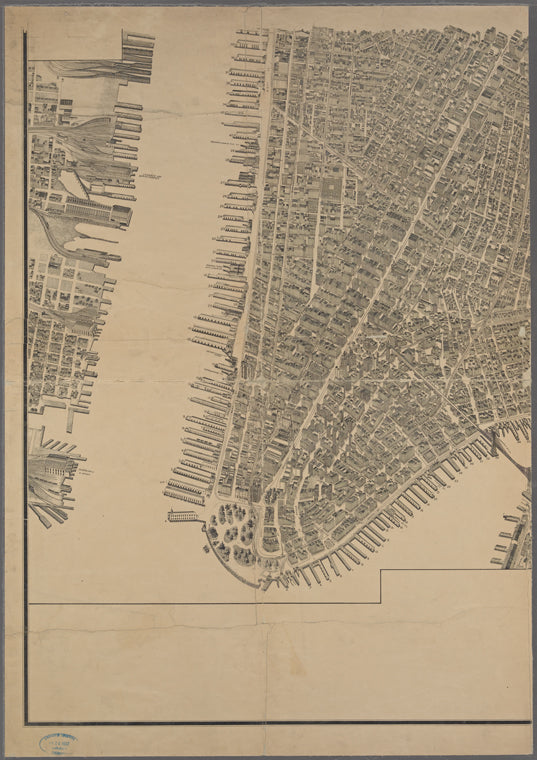 Bird's eye view of New York City