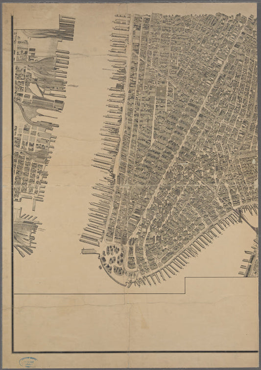 Bird's eye view of New York City