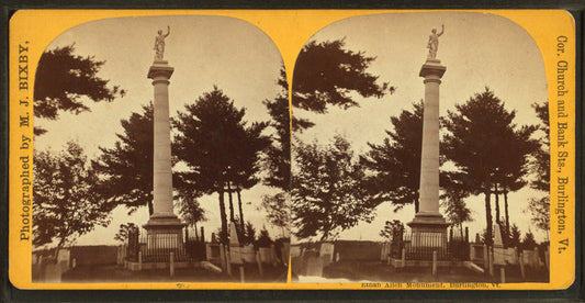 Ethan Allen monument, Burlington, Vt.