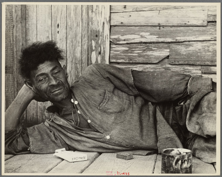 Unemployed trapper [Florestine Carson], Plaquemines Parish, Louisiana