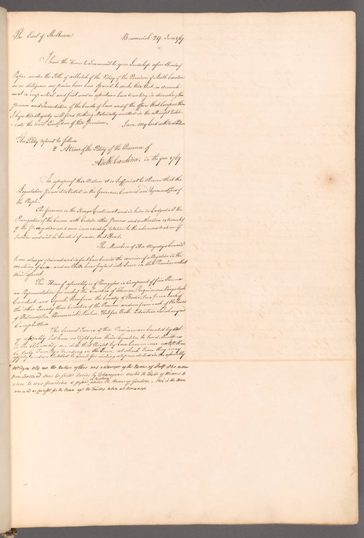 Transcript of [Patrick Duff Gordon's] "A view of the polity of the Province of North Carolina in the year 1767"